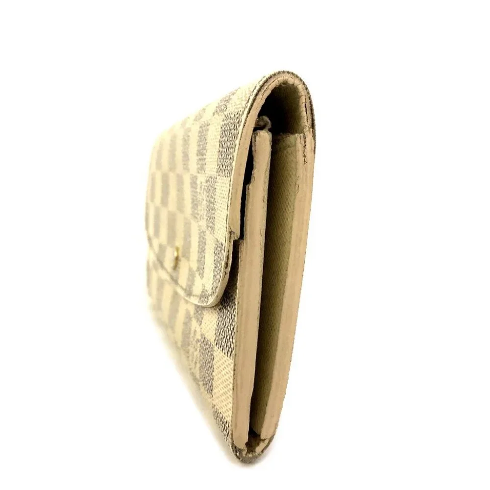 ❌SOLD❌Authentic Louis Vuitton Damier Azur Portefeuille Emilie Long Bifold Wallet - Picture 3 of 8